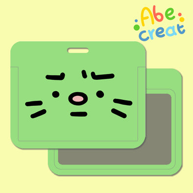 【Anxiety Cat】ストラップ付き顔デカパスケース