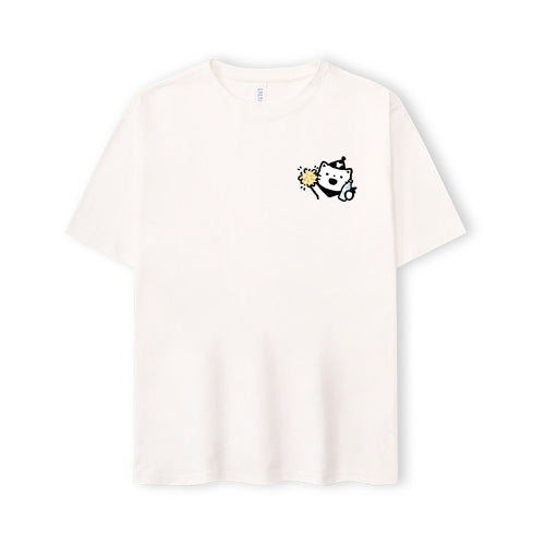 【LobbyDobby】ワンポイントロゴプリントTシャツ